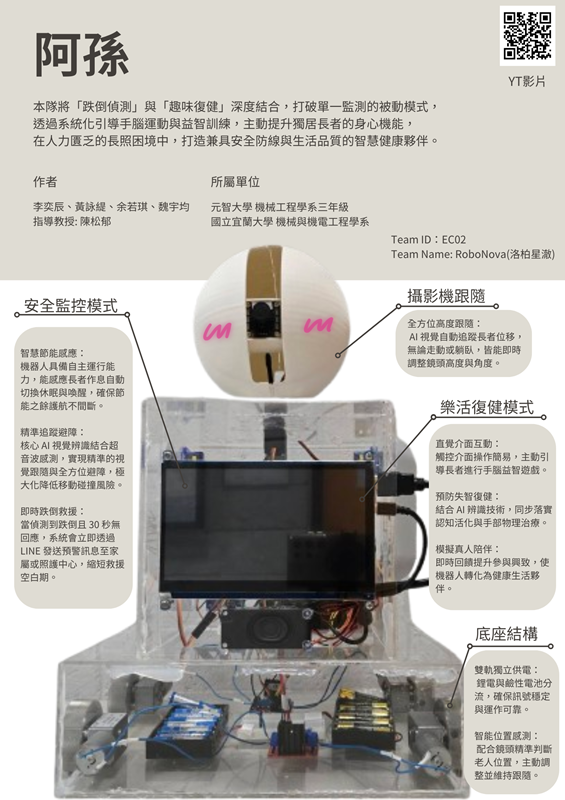  Robofest 國際機器人大賽參賽榮獲第一名